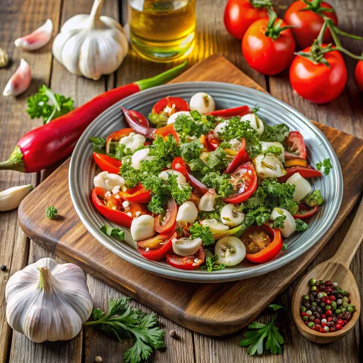 Implementing the Garlic and Pepper Salad into Daily Life